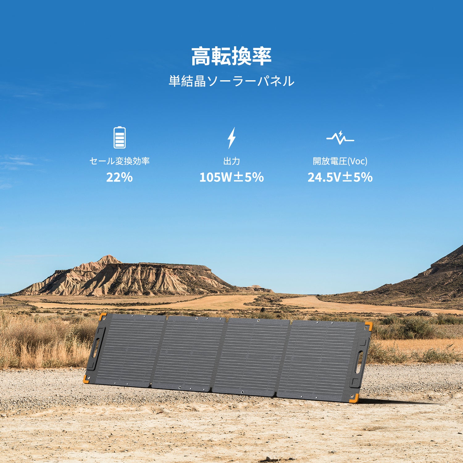 PECRON E300LFPポータブル電源+1枚100Wソーラーパネル「セット」