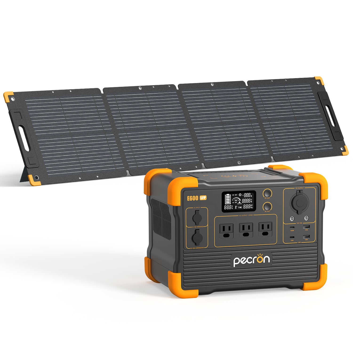 PECRON E600LFP ポータブル電源|614Wh・1200W