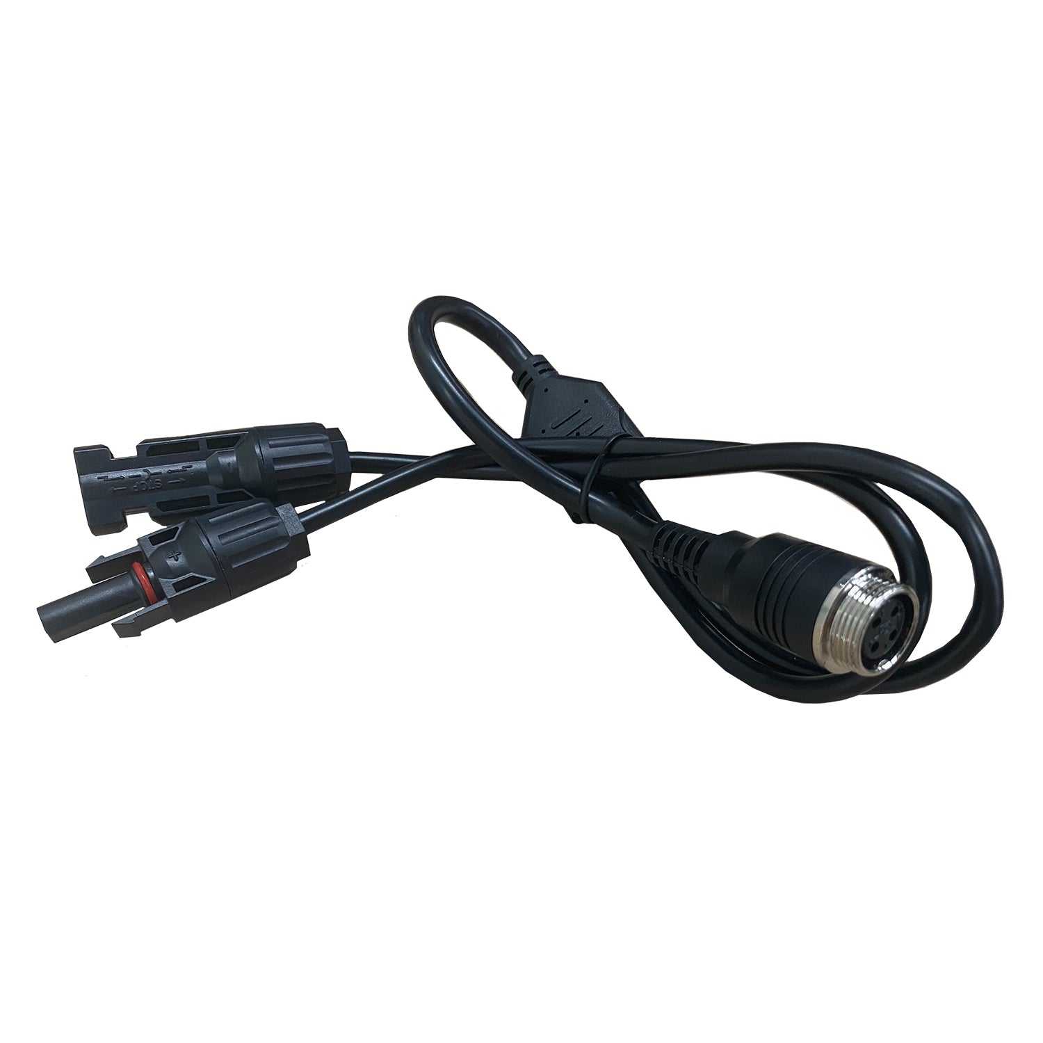 PECRON 4ピン(雌型コネクタ)  から MC4 へ変換ケーブル 50cm(1本)