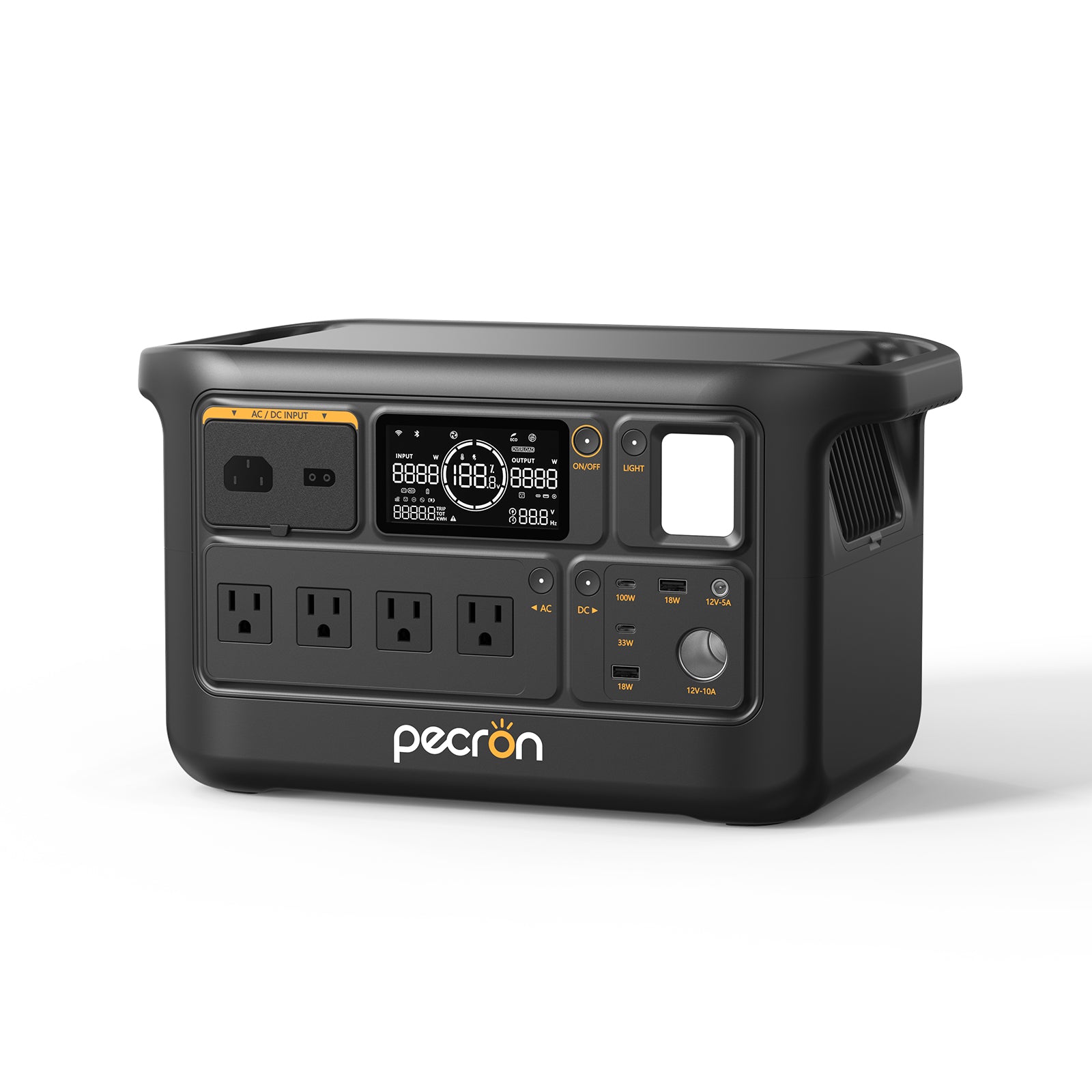 PECRON F1000LFP 大容量ポータブル電源｜防災・車中泊・キャンプ｜容量960Wh・出力1500W