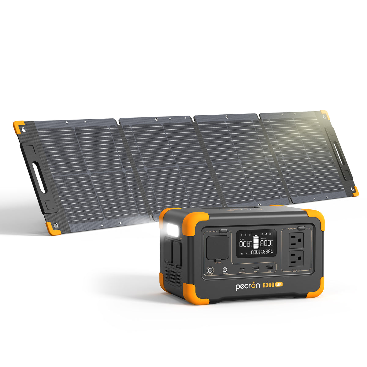 PECRON E300LFPポータブル電源｜288Wh・600W｜リン酸鉄リチウム｜最強 