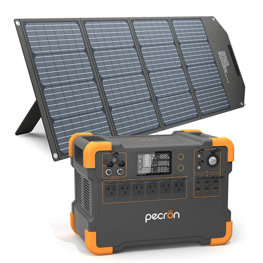 PECRON E3000 ポータブル電源+1枚 200Wソーラーパネル「セット」 PECRON E3000 ポータブル電源+1枚 200Wソーラーパネル「セット」