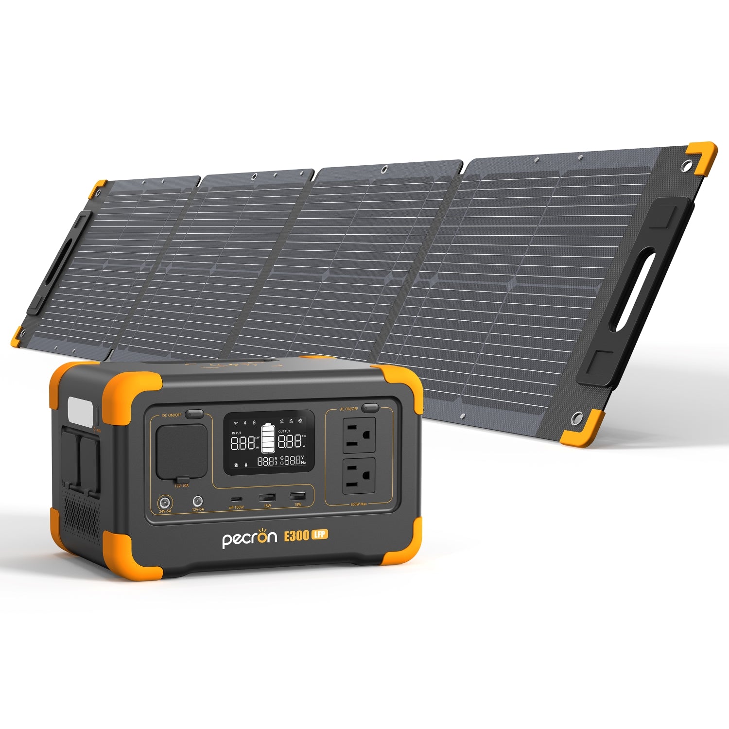 PECRON E300LFPポータブル電源｜288Wh・600W