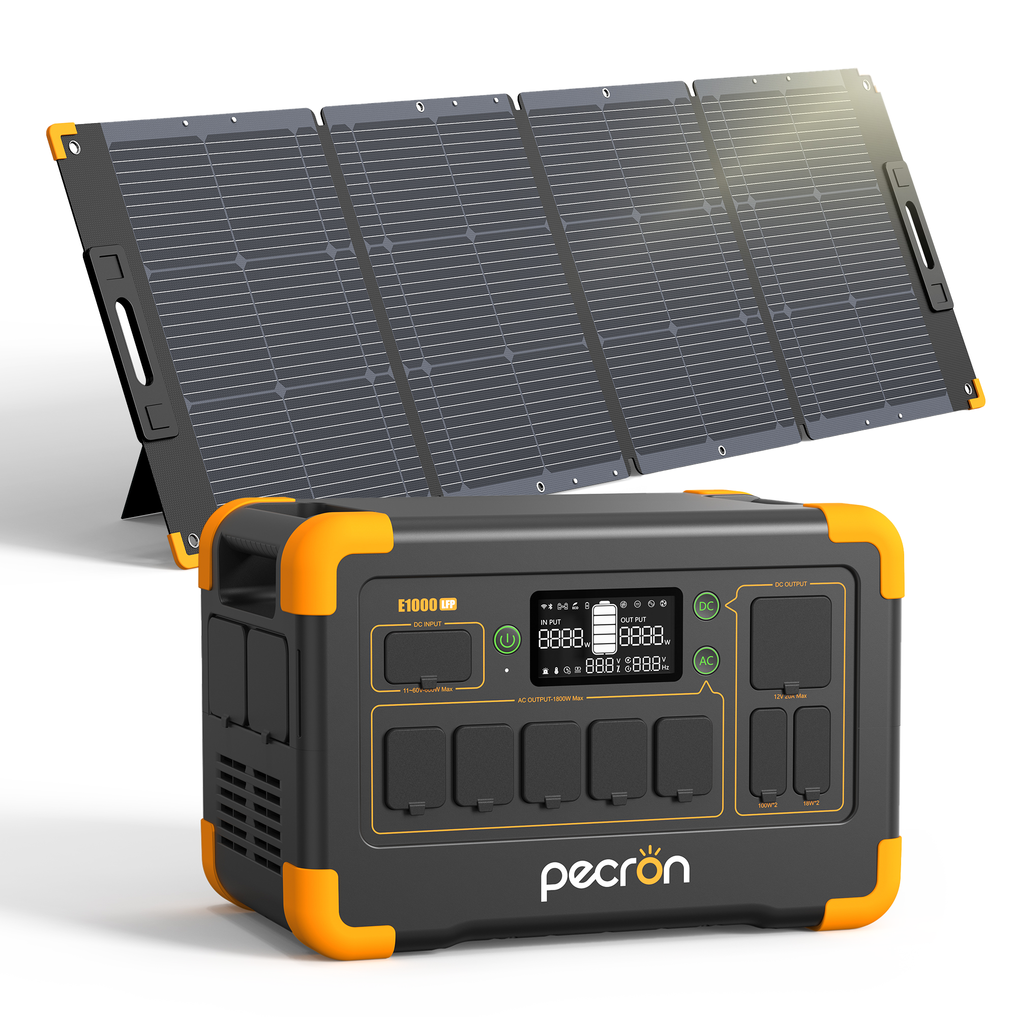 PECRON 200Wソーラーパネル 38.8V【新版】 PECRON 200Wソーラーパネル 38.8V【新版】