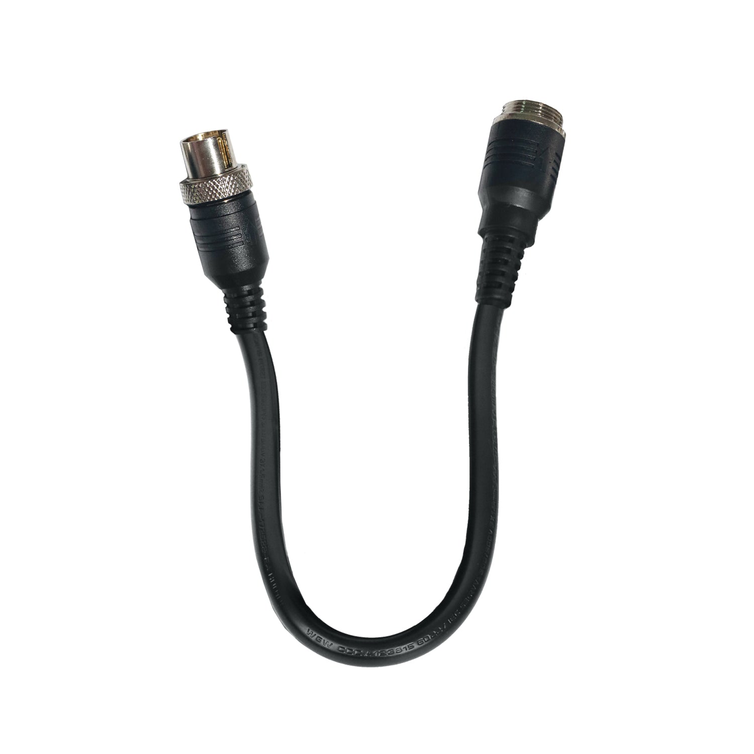 PECRON 4ピン(雌型コネクタ) から 5ピン(雄型コネクタ) へ変換ケーブル 20cm（1本）.